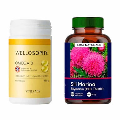 OMEGA 3 + SILIMARINA CÁPSULAS LIMA NATURALS - 1