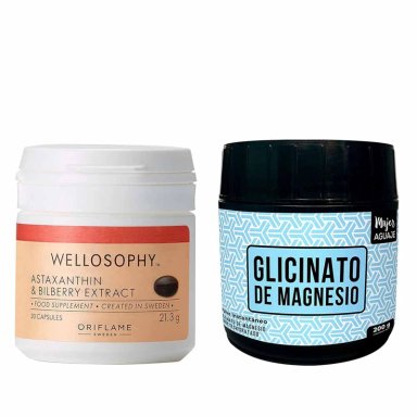 ASTAXANTINA CÁPSULAS + GLICINATO 200 G MUJER AGUAJE