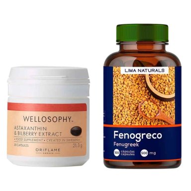 ASTAXANTINA CÁPSULAS + FENOGRECO CÁPSULAS LIMA NATURALS