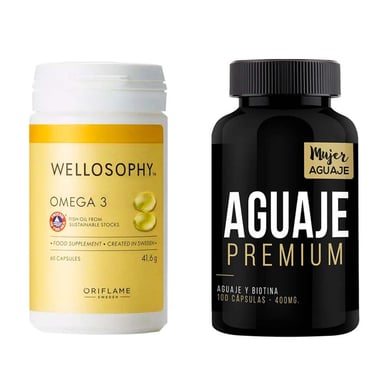 OMEGA 3 + AGUAJE PREMIUM CÁPSULAS MUJER AGUAJE - 1