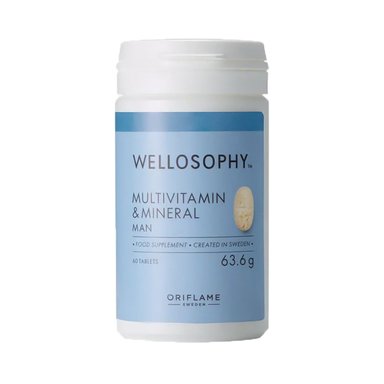 MULTIVITAMÍNICO EXTRACTO GRANADA HOMBRE 60 TABLETAS WELLOSOPHY