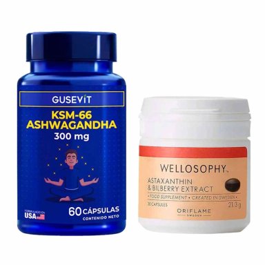 ASHWAGANDHA + ASTAXANTINA WELLOSOPHY