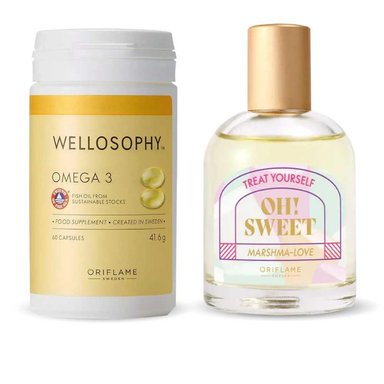 FRAGANCIA OH! SWEET MARSHMA Y OMEGA 3