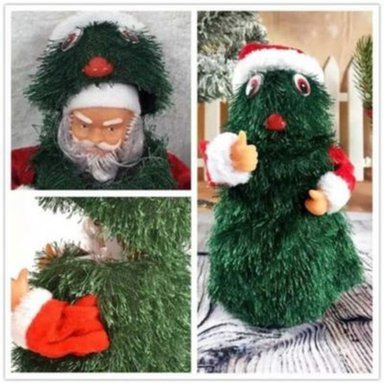 ÁRBOL PAPÁ NOEL BAILARÍN MUSICAL DE NAVIDAD