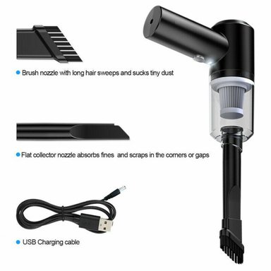 ASPIRADORA MINI PORTÁTIL INALÁMBRICA MULTIUSO - 4