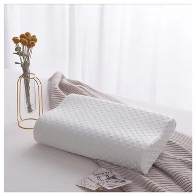 ALMOHADA CERVICAL BLANCO CON MEMORIA