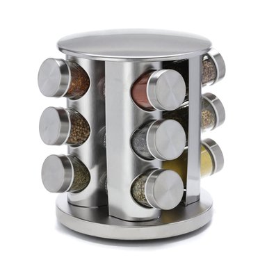 DISPENSADOR ORGANIZADOR CONDIMENTOS CONDIMENTERO GIRATORIO 12 FRASCOS