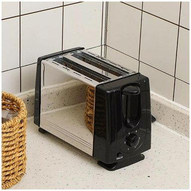 TOSTADORA QLT-118B DE ACERO INOXIDABLE 2 PANES 650W - 3