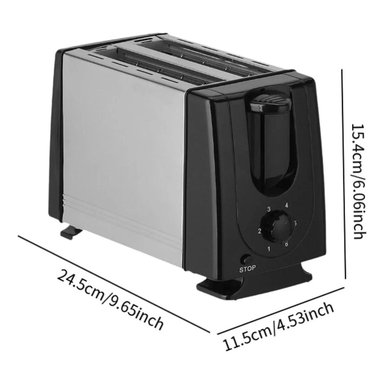 TOSTADORA QLT-118B DE ACERO INOXIDABLE 2 PANES 650W - 5