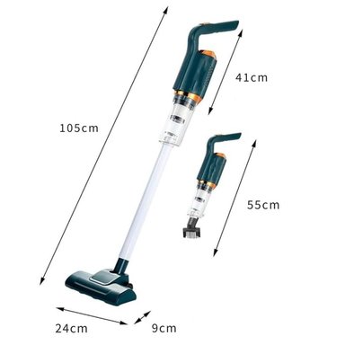ASPIRADORA PORTÁTIL INALÁMBRICA RECARGABLE 120W 2 EN 1 MULTIFUNCIONAL HOGAR AUTO TAMAÑO M - 5