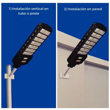 LÁMPARA CON PANEL SOLAR REFLECTOR JORTAN DE 700W IMPERMEABLE + CONTROL REMOTO - 3
