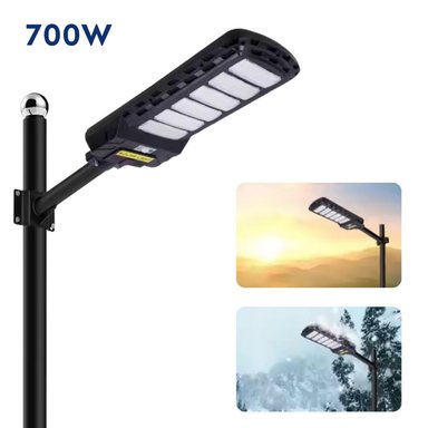 LÁMPARA CON PANEL SOLAR REFLECTOR JORTAN DE 700W IMPERMEABLE + CONTROL REMOTO - 5