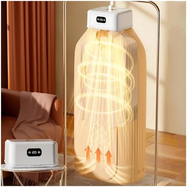 SECADOR DE ROPA ELÉCTRICO PORTÁTIL PLEGABLE MULTIFUNCIONAL DE 600W - 1
