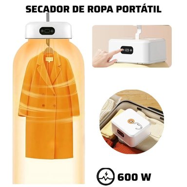 SECADOR DE ROPA ELÉCTRICO PORTÁTIL PLEGABLE MULTIFUNCIONAL DE 600W - 2