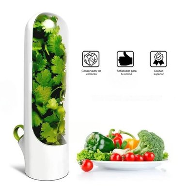 CONSERVADOR DE HIERBAS VERDURAS FRESCAS MAS TIEMPO HERB SAVER - 2