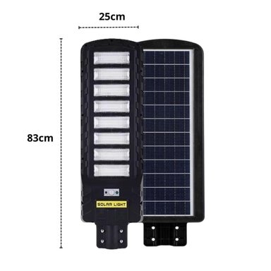 LÁMPARA CON PANEL SOLAR REFLECTOR JORTAN DE 800W IMPERMEABLE + CONTROL REMOTO - 5