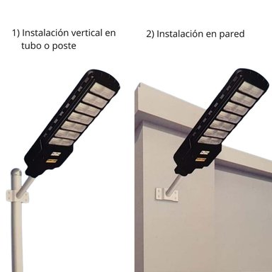 LÁMPARA CON PANEL SOLAR REFLECTOR JORTAN DE 800W IMPERMEABLE + CONTROL REMOTO - 6