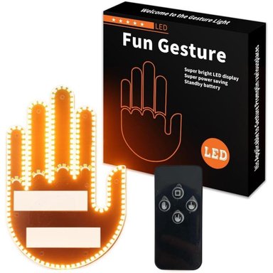 MANO LED CON GESTOS PARA AUTO A CONTROL REMOTO GLOGESTURE PARA VEHÍCULOS
