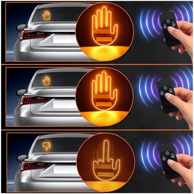 MANO LED CON GESTOS PARA AUTO A CONTROL REMOTO GLOGESTURE PARA VEHÍCULOS - 2