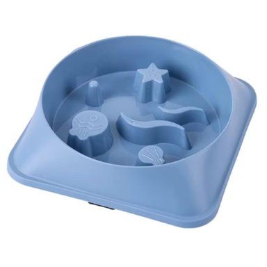 PLATO ANTIESTRÉS PARA MASCOTAS MEJORA DIGESTIÓN COMEDERO PERROS Y GATOS TAMAÑO M