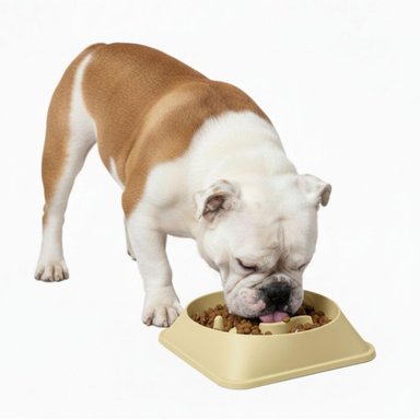 PLATO ANTIESTRÉS PARA MASCOTAS MEJORA DIGESTIÓN COMEDERO PERROS Y GATOS TAMAÑO M