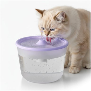 BEBEDERO CON FUENTE DE AGUA ELÉCTRICO PARA MASCOTAS GATO PERRO TAMAÑO M