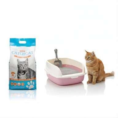 ARENA SANITARIA AGLUTINANTE PARA GATOS PREMIUM BENTONITA NATURAL 5L