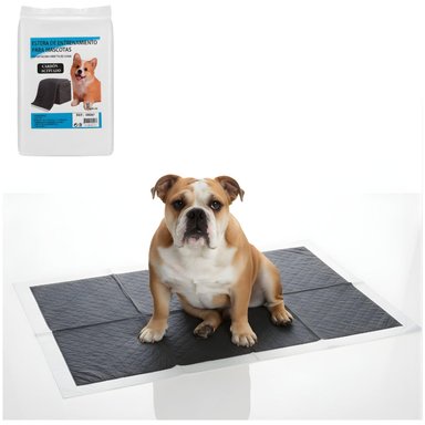 PACK X20 PAÑAL PARA PERROS TALLA XL PARA PISO ABSORBENTE CARBÓN ACTIVADO 60X90CM