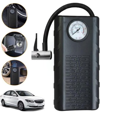 COMPRESOR DE AIRE ELÉCTRICO CON PANTALLA 130W INFLADOR DE NEUMÁTICOS LLANTA