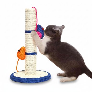 GIMNASIO JUGUETE RASCADOR PARA GATO 40X25X25CM