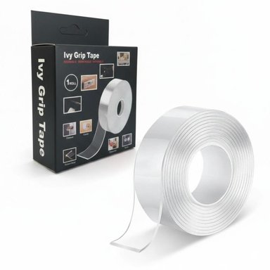 CINTA MÁGICA DOBLE CONTACTO TRANSPARENTE DE 3 METROS