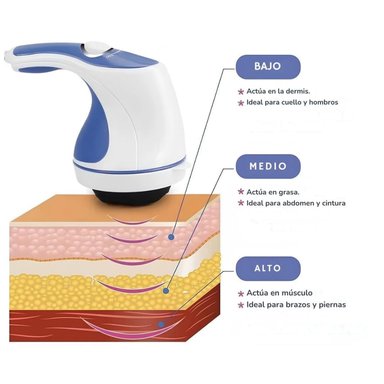 MASAJEADOR CORPORAL ELÉCTRICO 5 EN 1 ANTICELULITIS REDUCTOR DESCONTRACTURANTE RELAJANTE - 2