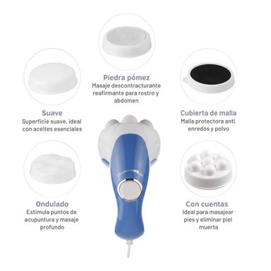 MASAJEADOR CORPORAL ELÉCTRICO 5 EN 1 ANTICELULITIS REDUCTOR DESCONTRACTURANTE RELAJANTE - 3