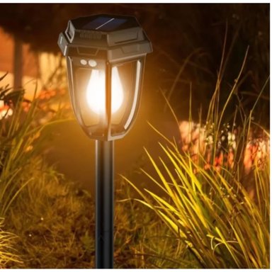 LÁMPARA CON PANEL SOLAR TIPO ESTACA LE-LT0021 IMPERMEABLE SENSOR MOVIMIENTO - 2