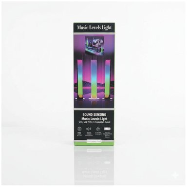 LUZ LED RGB BARRA RITMICA LAMPARA GAMER RECARGABLE - 9