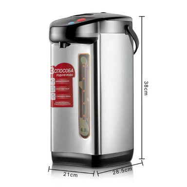 TERMO HERVIDOR ELÉCTRICO DE 6.8 LITROS 750W DISPENSADOR APAGADO AUTOMÁTICO - 8