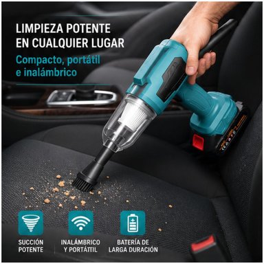 ASPIRADORA INALÁMBRICA AUTO S1 PLUS 200W RECARGABLE FILTRO HEPA BOQUILLAS MULTIFUNCIÓN - 3