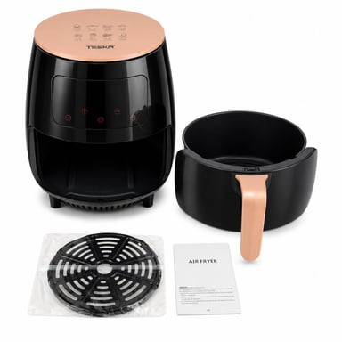 FREIDORA DE AIRE INTELIGENTE 2400W TESKA TK-389N 6 LITROS PANTALLA TÁCTIL LCD - 5