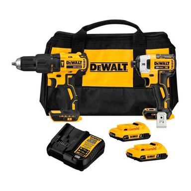 SET DEWALT INALÁMBRICO 20V MAX: TALADRO PERCUTOR BRUSHLESS DCD778 + ATORNILLAD_DCK223D2-B2