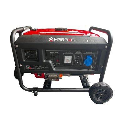 GENERADOR A GASOLINA MARAGA T3500 3 KW 220V MONOF. + LLANTAS + MANIJA