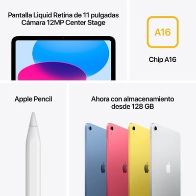 APPLE IPAD A16 2025 128GB WIFI - PINK - 5