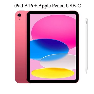 APPLE IPAD 11' A16 2025 128GB WIFI + APPLE PENCIL USB-C - PINK - 1