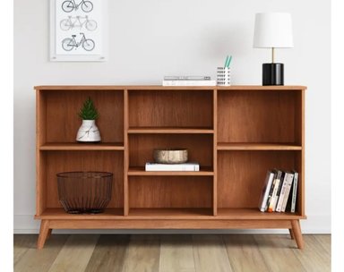 ESTANTE R&R MUEBLES RRC-007 MARRÓN PRÁCTICO MODERNO DALLAS