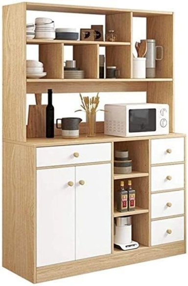 MUEBLE DE COCINA R&R MUEBLES RRC-052 3 REPISAS 5 CAJONES RYR MUEBLES MODERNO FÁTIMA