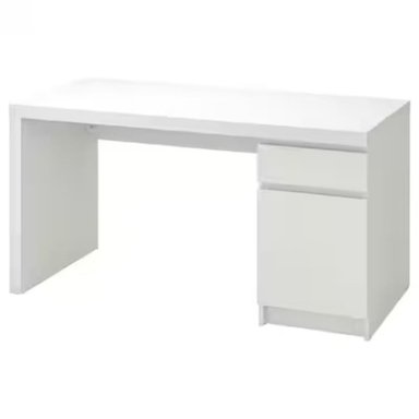 ESCRITORIO R&R MUEBLES RRC-083 140 CM X 55 CM BLANCO PRÁCTICO Y MODERNO THALÍA