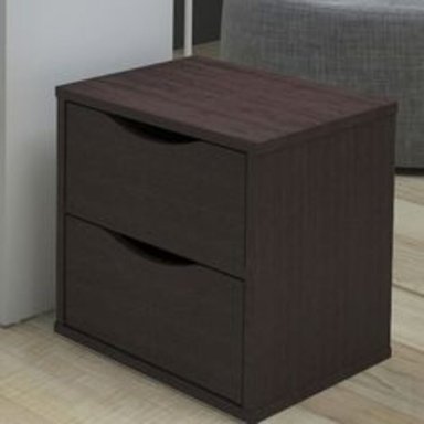 MESA NOCHE R&R MUEBLES PACHACAMAC 2 CAJONES RRC-107 MARRÓN