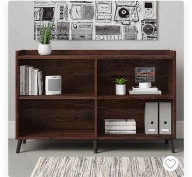 APARADOR R&R MUEBLES RRC-145 MARRÓN ESTANTE MODERNO PETER