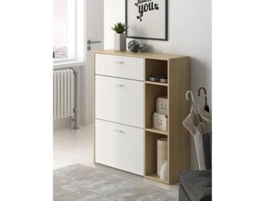 ZAPATERA R&R MUEBLES PAOLA MULTICOLOR MODERNA