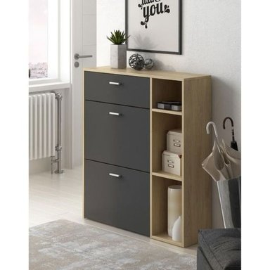 ZAPATERA R&R MUEBLES PAOLA MULTICOLOR MODERNA