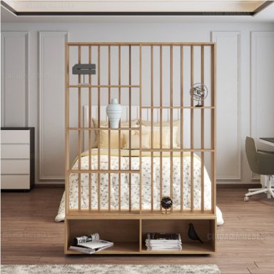 ESTANTE SEPARADOR DE AMBIENTE R&R MUEBLES TRIZZ 130CM DUNA